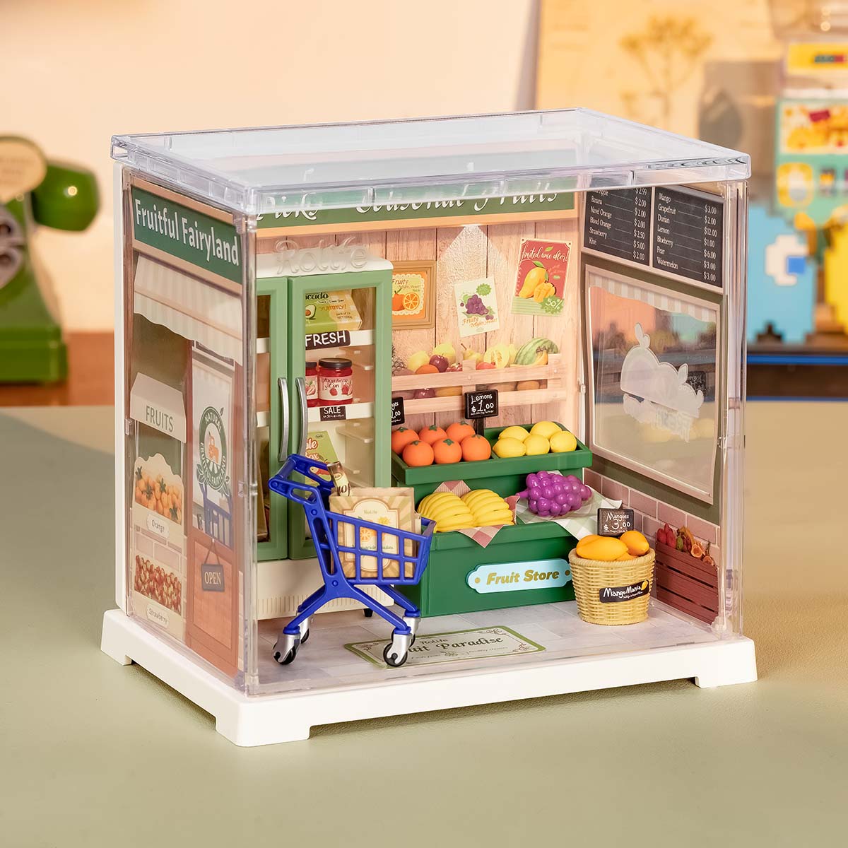 Rolife Mini Super Creator DIY Miniature House Shop Ensembles