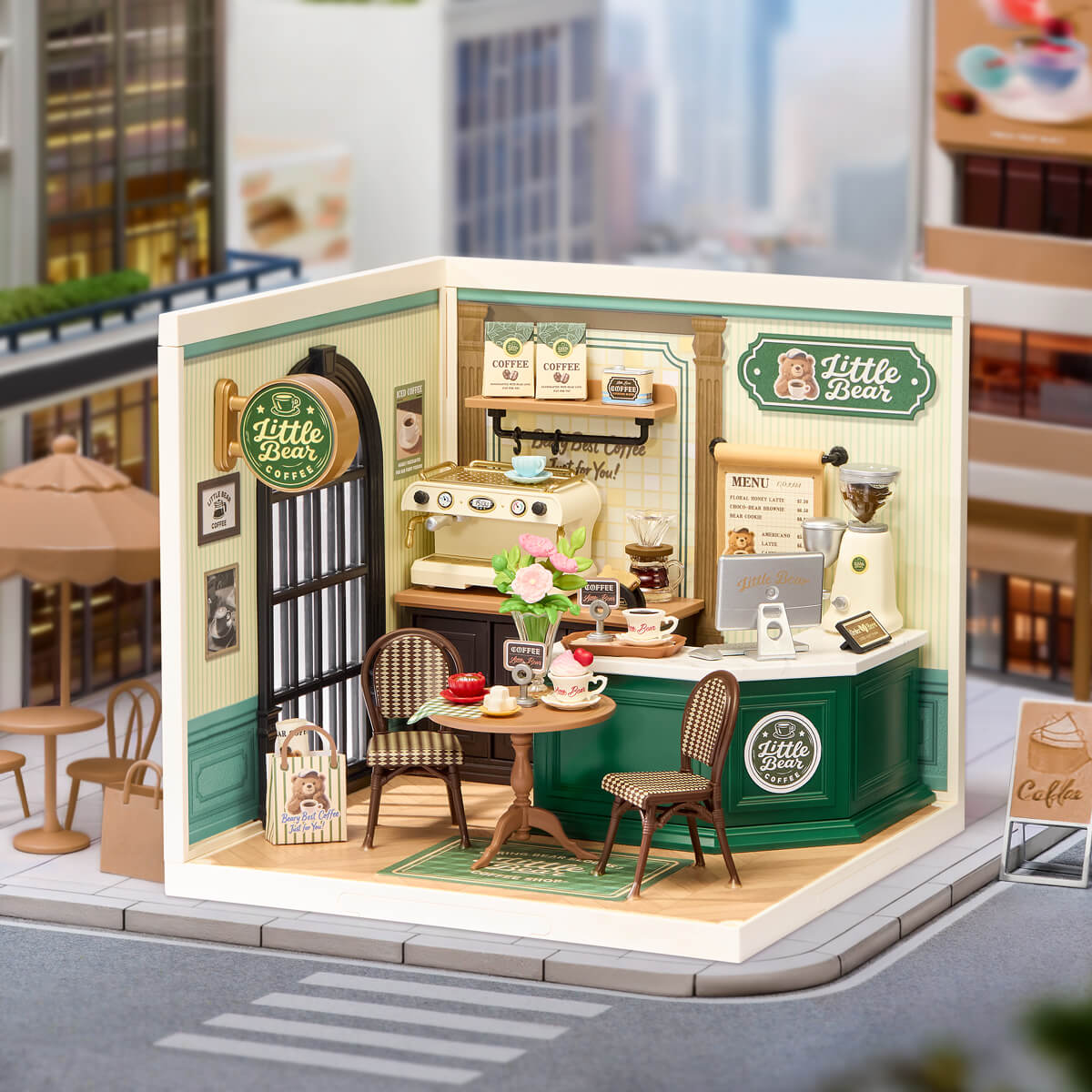 Rolife Super Creator DIY Miniature House Shopping Diary Série