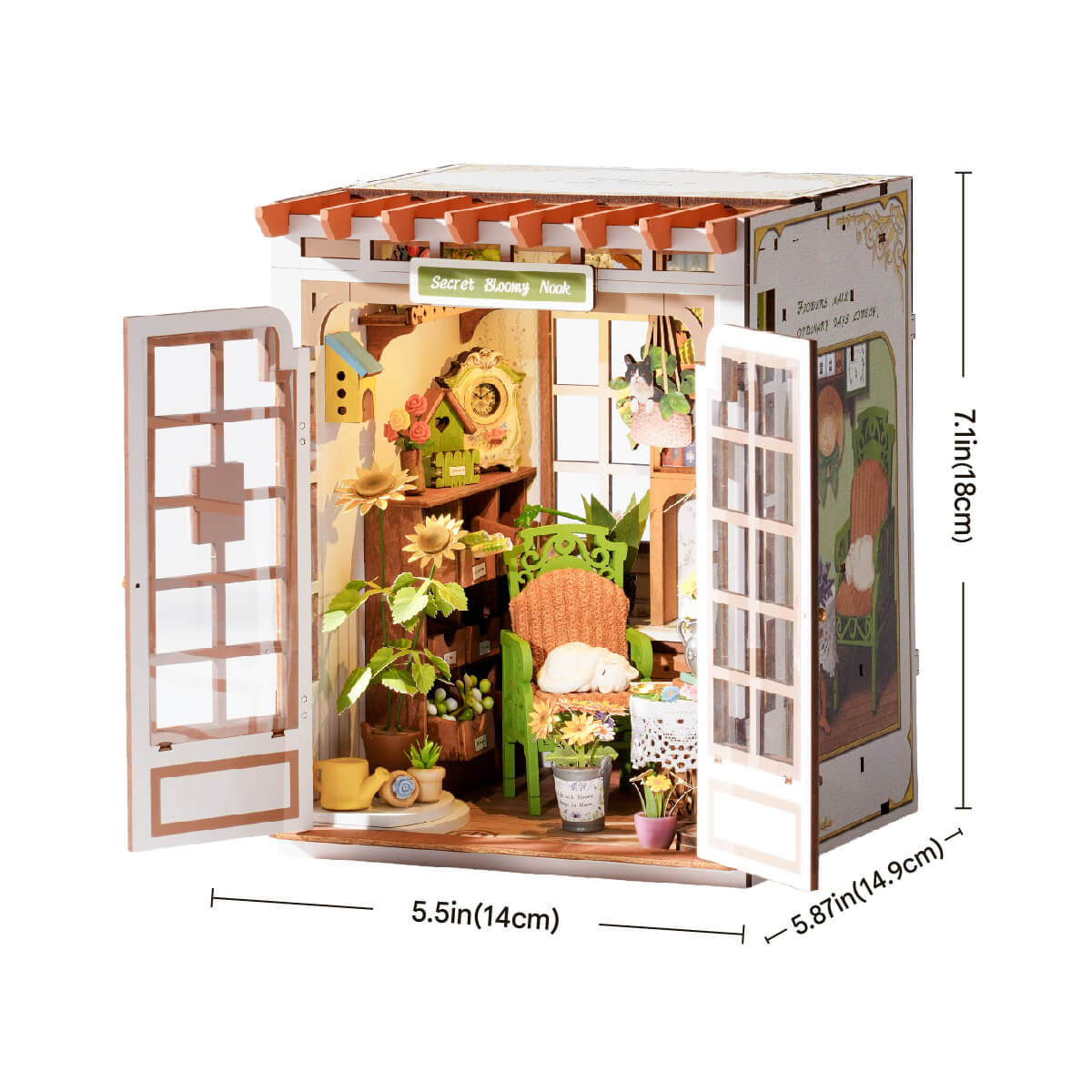 Rolife DIY Book Nook - Secret Bloomy Nook TGE04