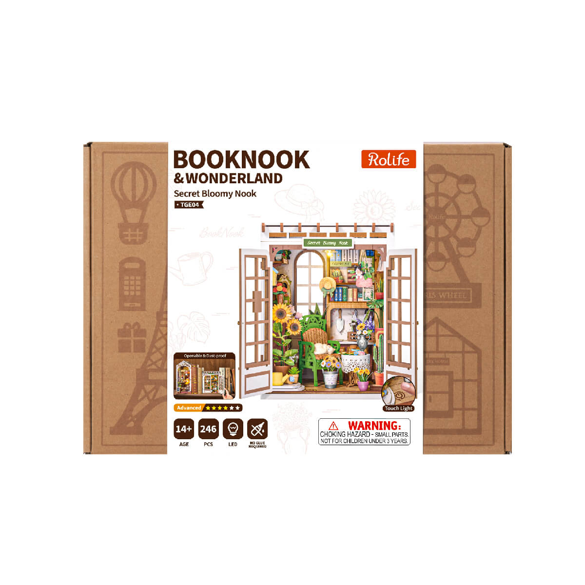 Rolife DIY Book Nook - Secret Bloomy Nook TGE04