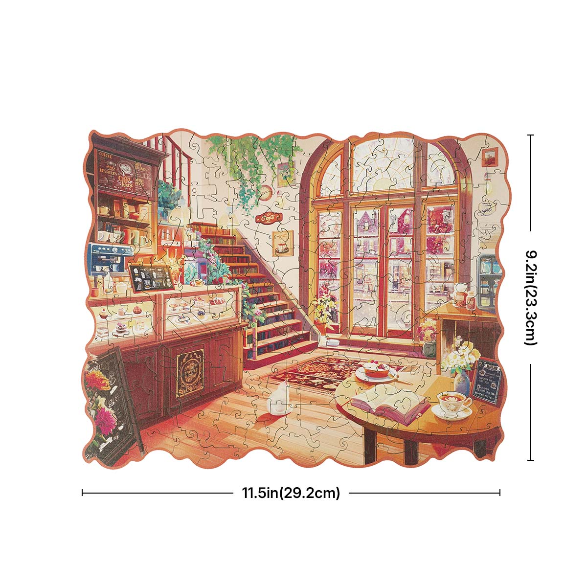 Puzzle en bois Rowood Cosy Winter Café