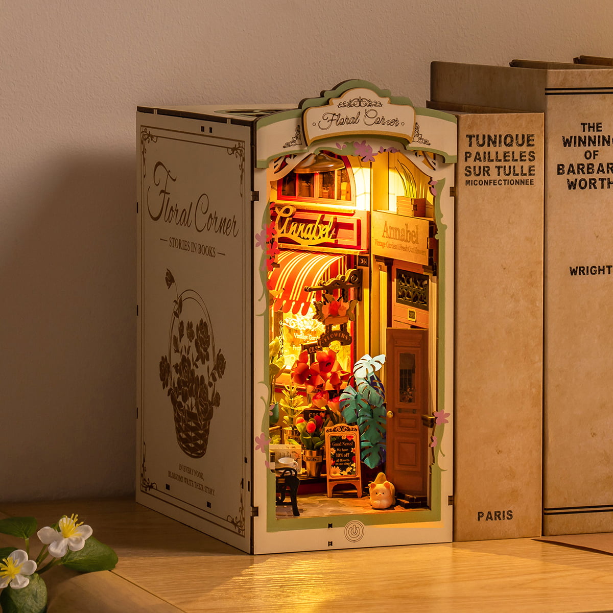 Kit de DIY Book Nook Rolife - Coin floral TGB09 galerie image 4