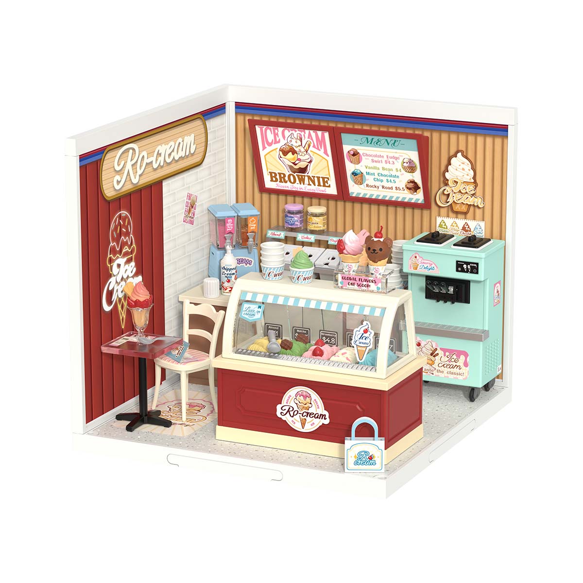 Maison miniature Rolife Super Creator - Crème glacée savoureuse DW018B