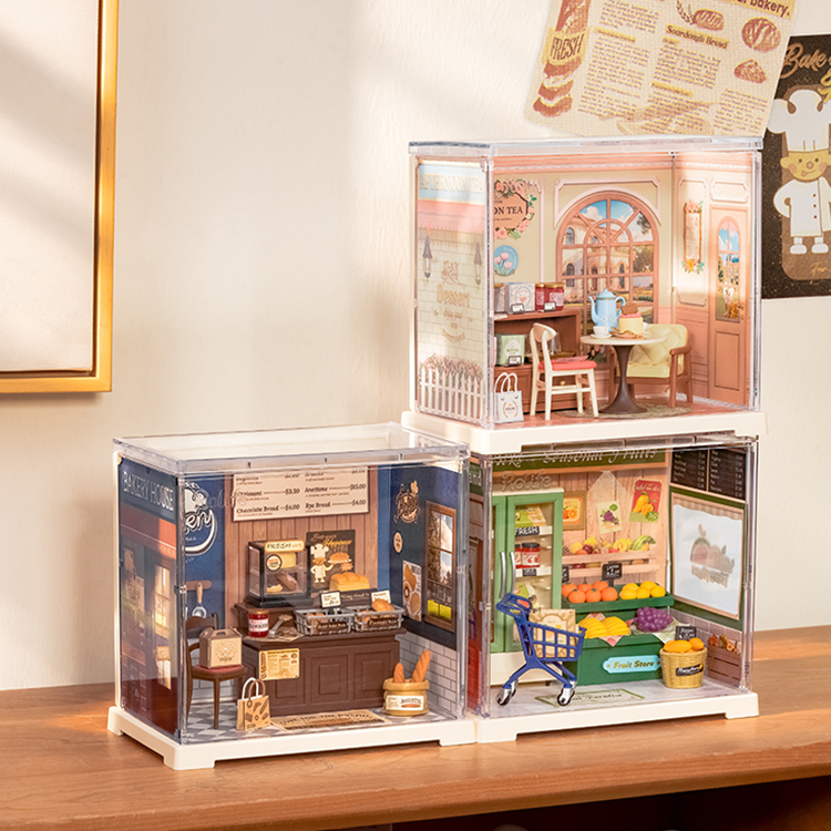 Rolife Mini Super Creator DIY Miniature House Shop Ensembles