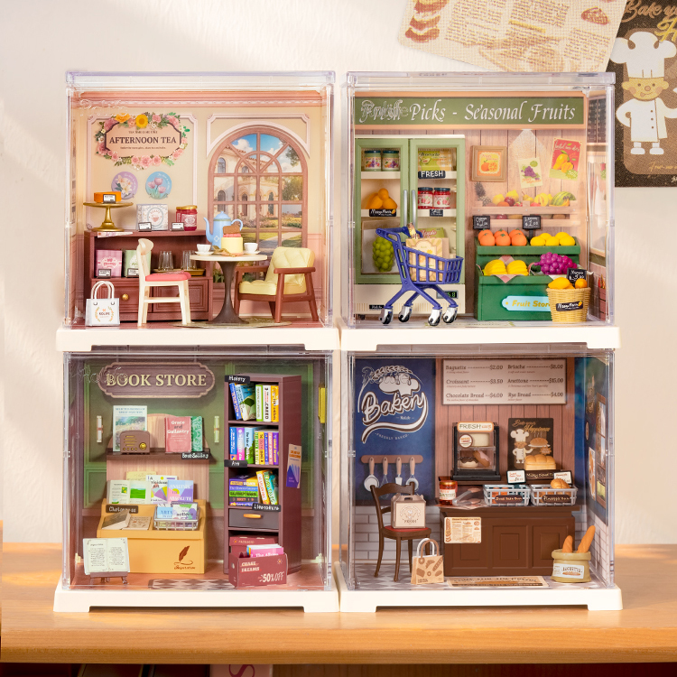 Rolife Mini Super Creator DIY Miniature House Shop Ensembles