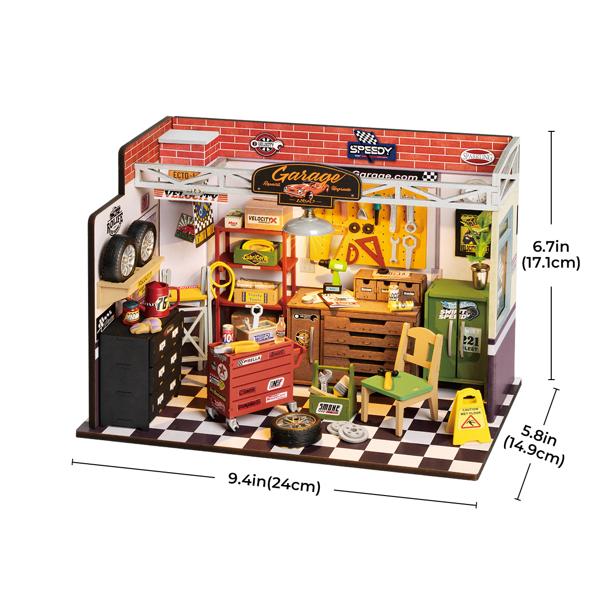 Rolife DIY Miniaturhausbausatz – Garagenwerkstatt DG165 Galeriebild 7