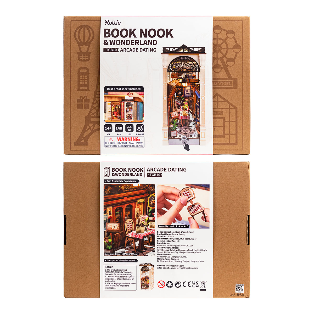 Rolife DIY Book Nook Kit – Arcade Dating TGB10 Galeriebild 7