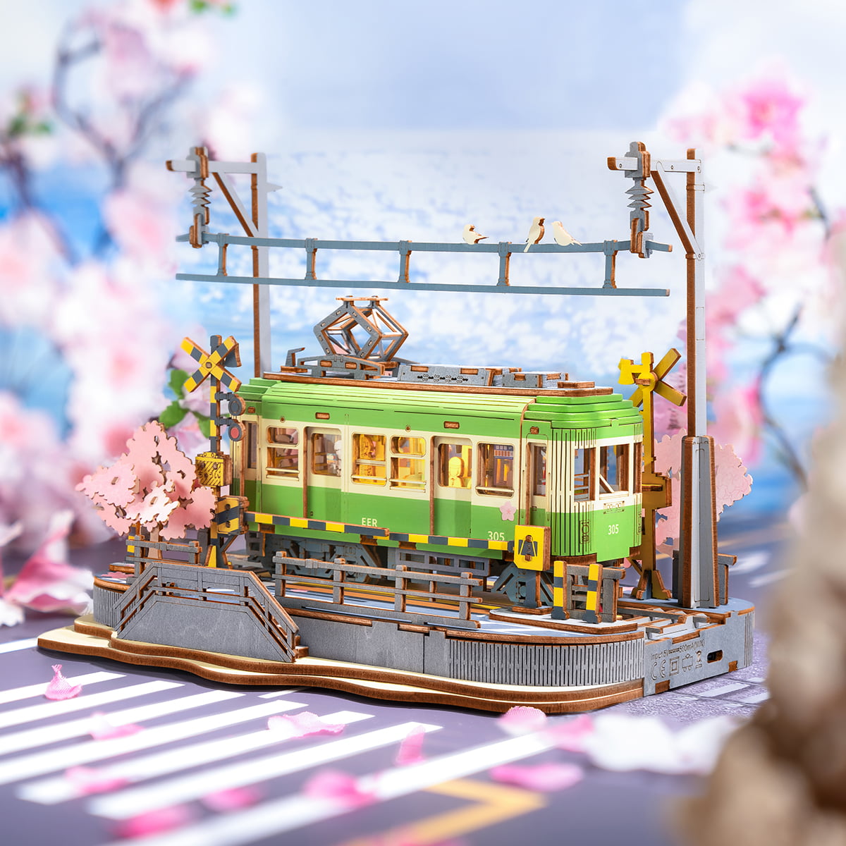 Rolife 3D-Holzpuzzle – Sakura Journey TGS02, Galeriebild 4