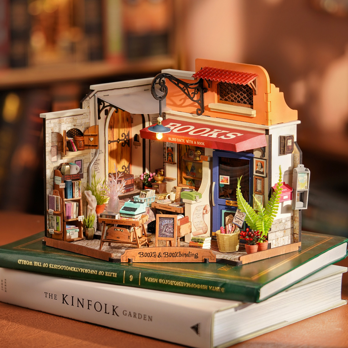 Rolife DIY-Miniaturhaus-Bausatz – Corner Bookstore DG164 Galeriebild 6
