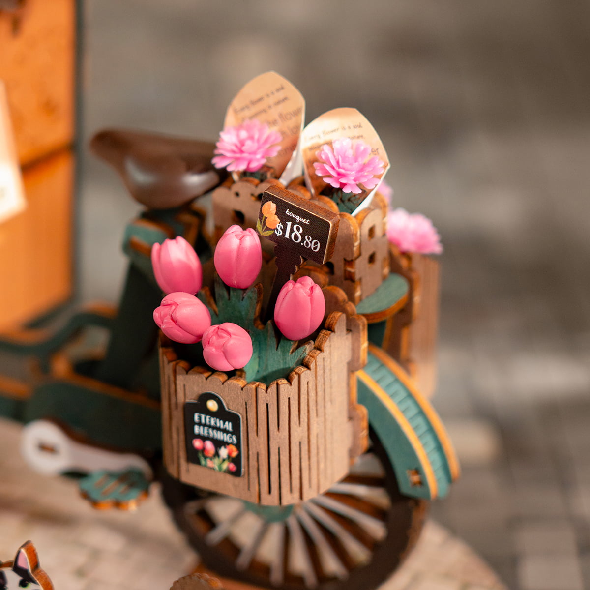 Rolife 3D-Holzpuzzle – Blütenwagen TGS03 Galeriebild 5