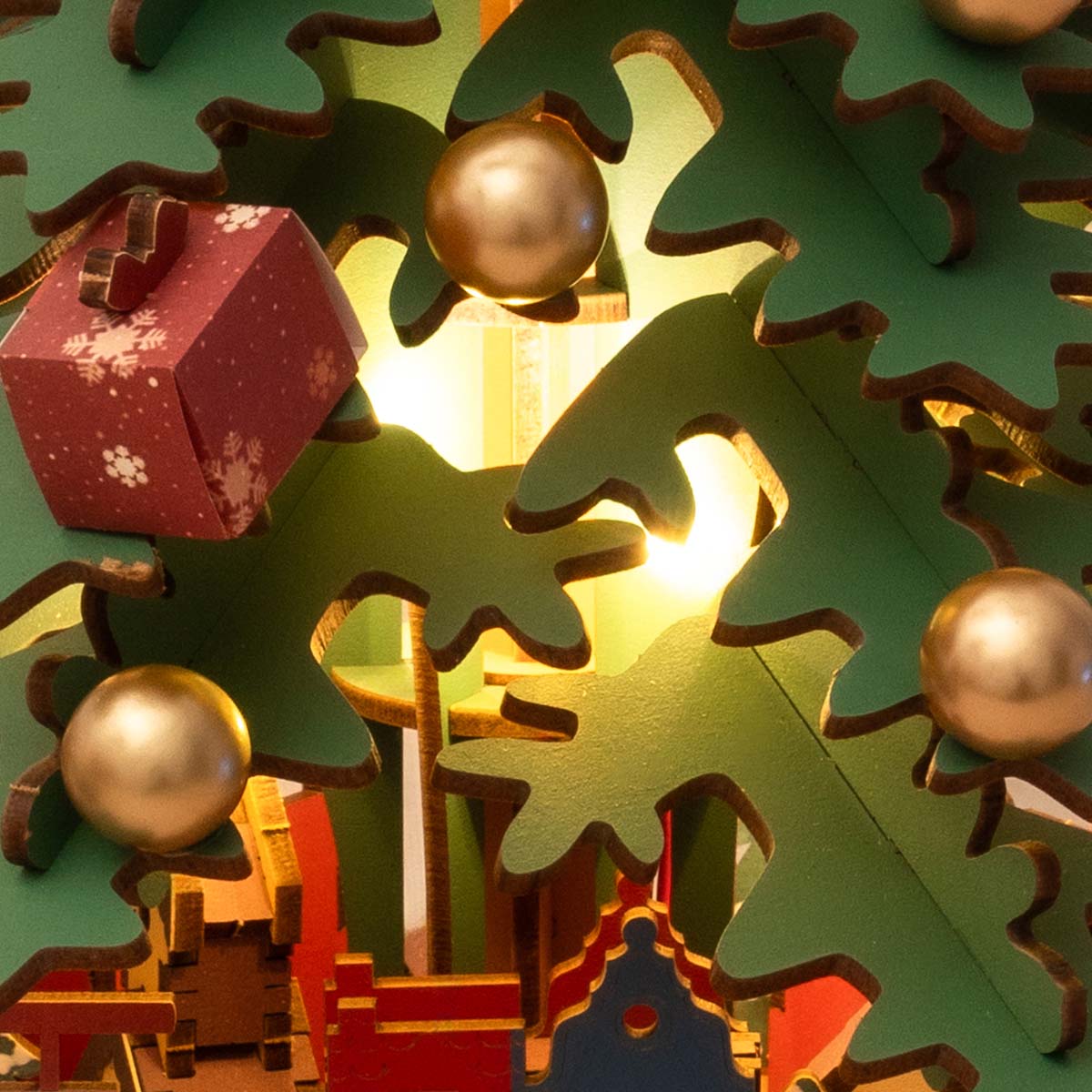 Rolife 3D-Holzpuzzle – Weihnachtsmelodie-Baum AMS01 Galeriebild 8
