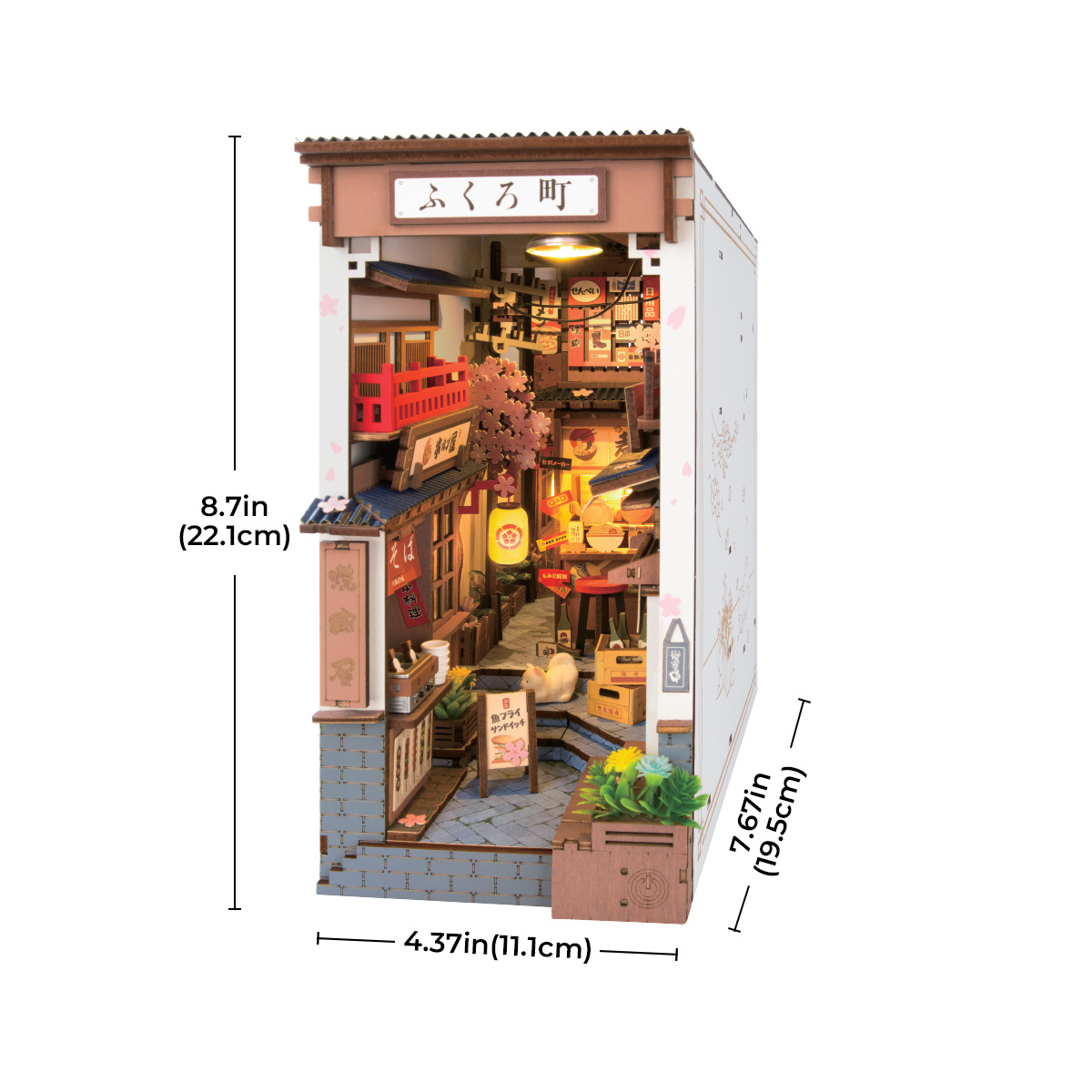 Rolife DIY Book Nook Kit – Sakura Wine Alley TGB11 Galeriebild 8