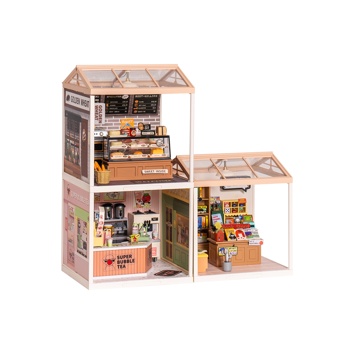 Szene mit hohem Regal der Rolife Super Creator – Super Store-Serie