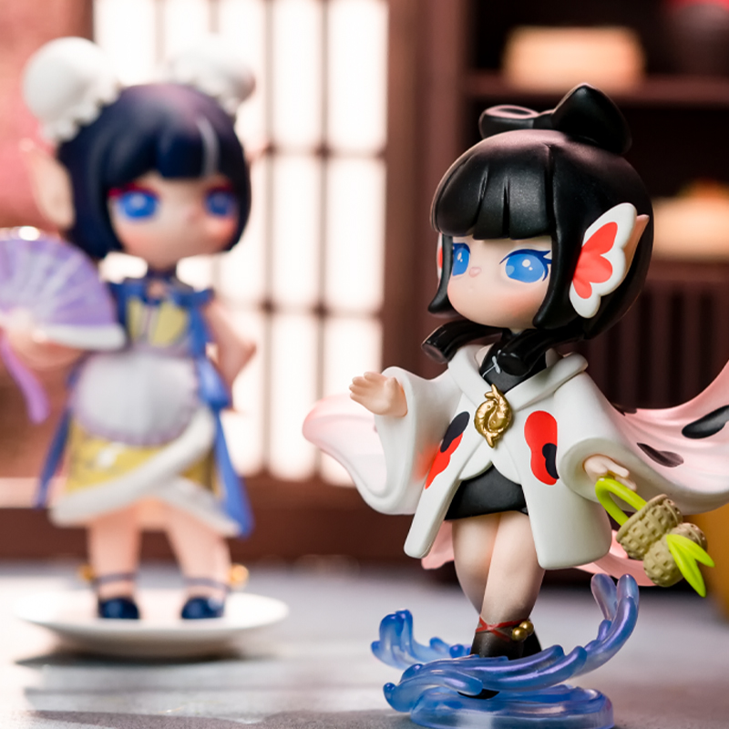 Rolife Surprise Figure Dolls - Paradise Guardians Duo Charakter Nahaufnahme Szene