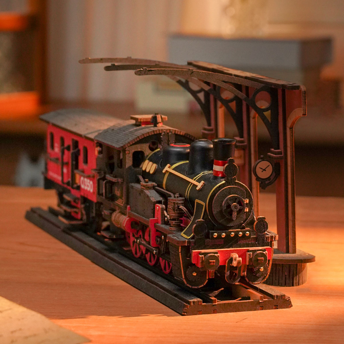 Rolife 3D-Holzpuzzle – Steam Journey TGS01 Galeriebild 1