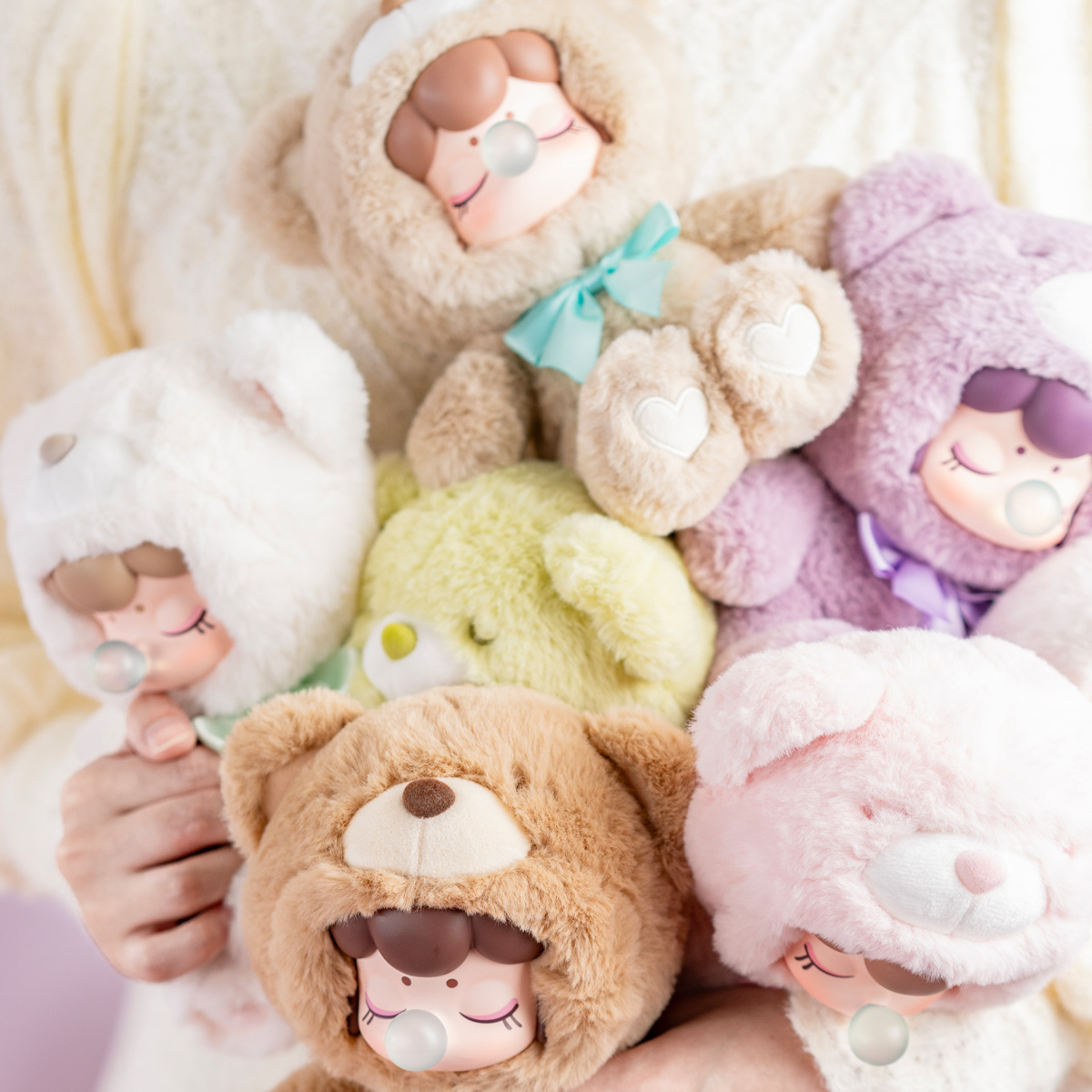 Rolife Surprise Plüschpuppen – Nanci Colorful Chocolate Cutie Bears MNAXX Galeriebild 8