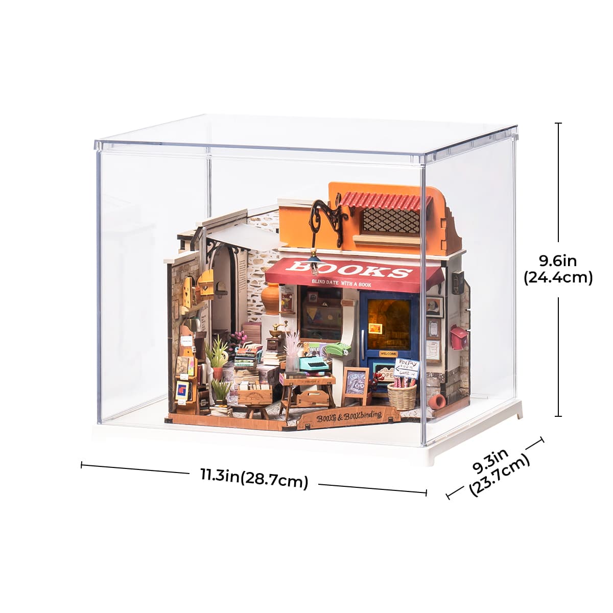 Rolife Corner Bookstore DG164 mit Display Box DF03L Galeriebild 4