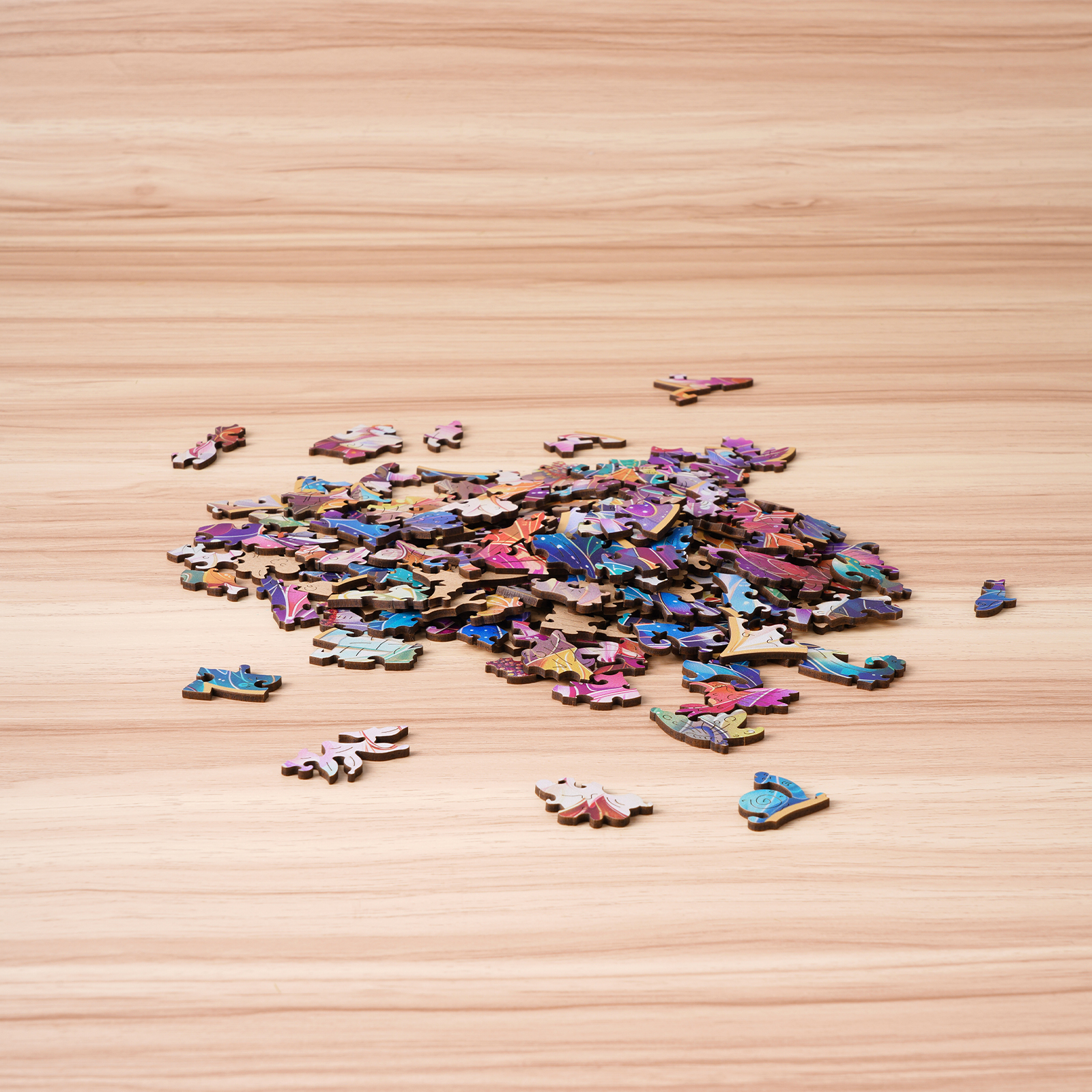 Rowood Holzpuzzle – Mystische Mandala-Blume, Detailansicht