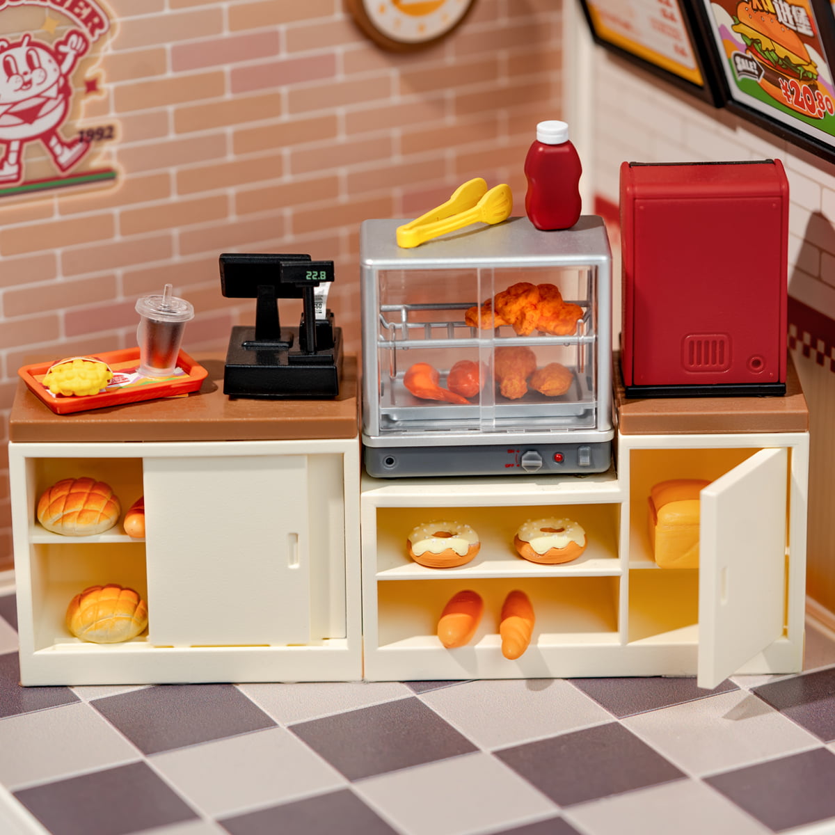 Rolife Yum Yum Burgers Super Creator Miniaturhaus DW010 Galeriebild 4