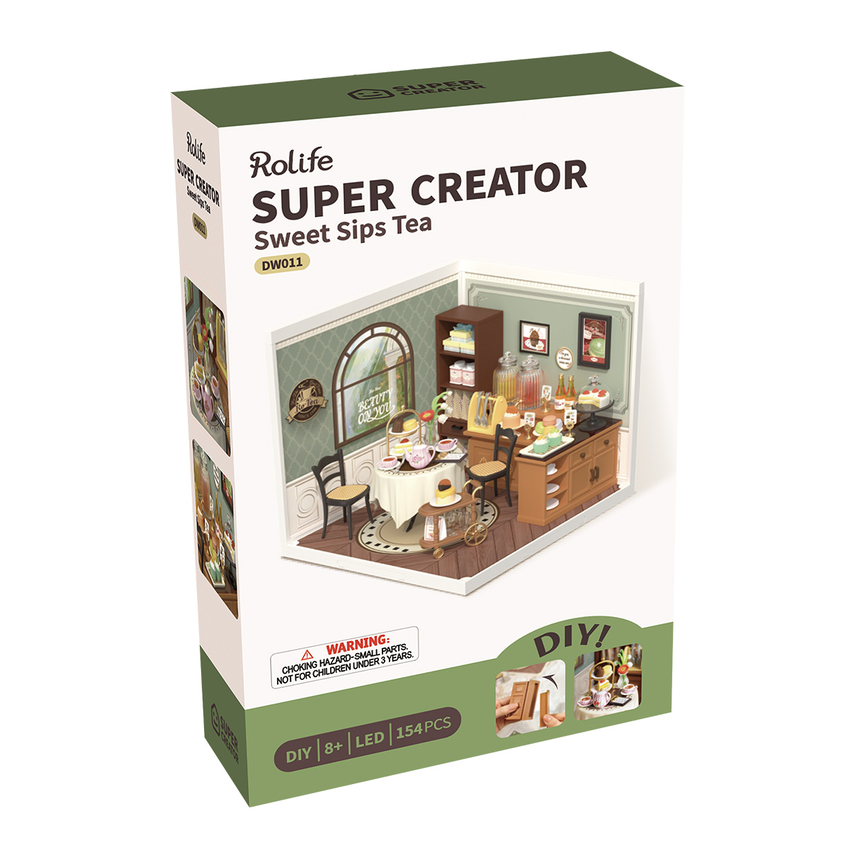 Rolife Sweet Sips Tea Super Creator Miniaturhaus DW011 Galeriebild 5