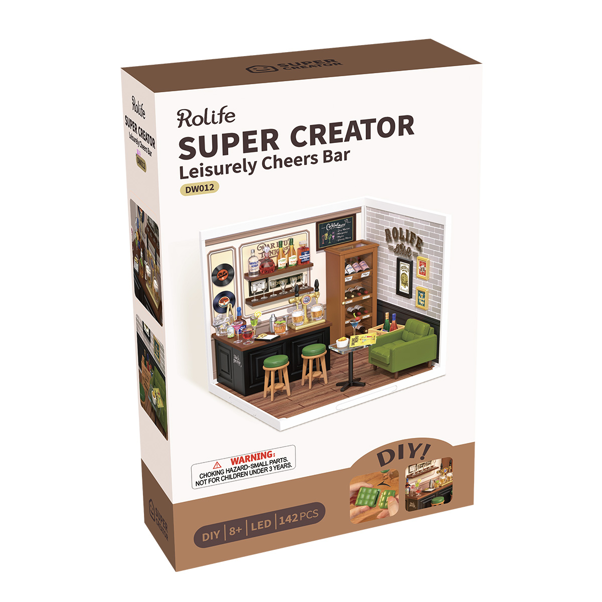 Rolife Leisurely Cheers Bar Super Creator Miniaturhaus DW012 Galeriebild 7