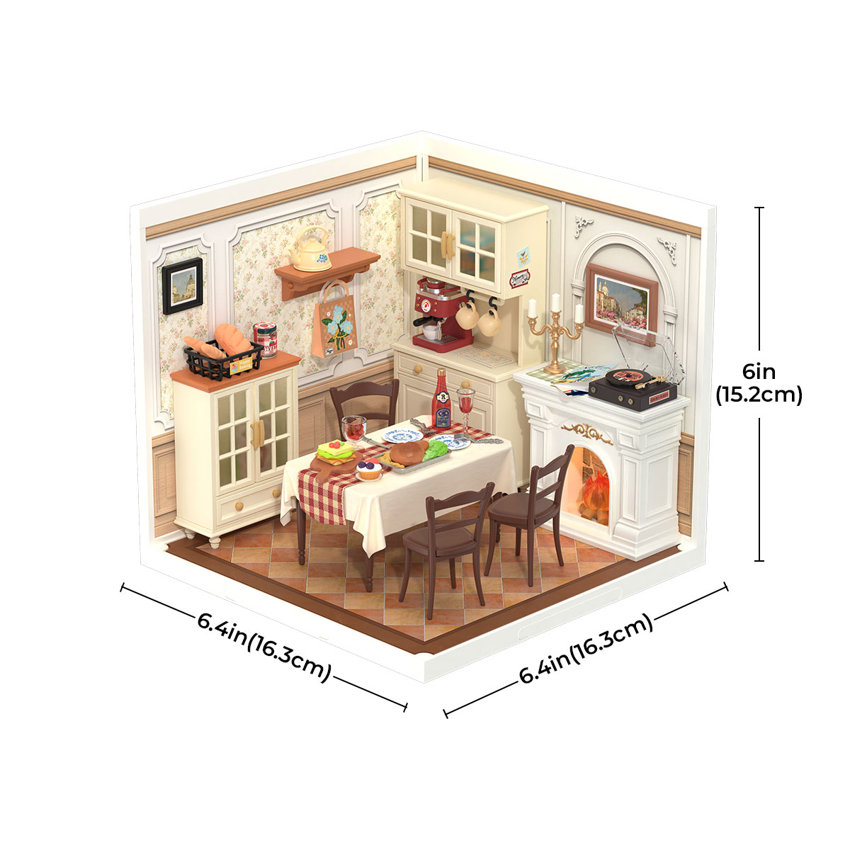 Rolife Warm Dining Room Super Creator Miniaturhaus DW015B Galeriebild 5