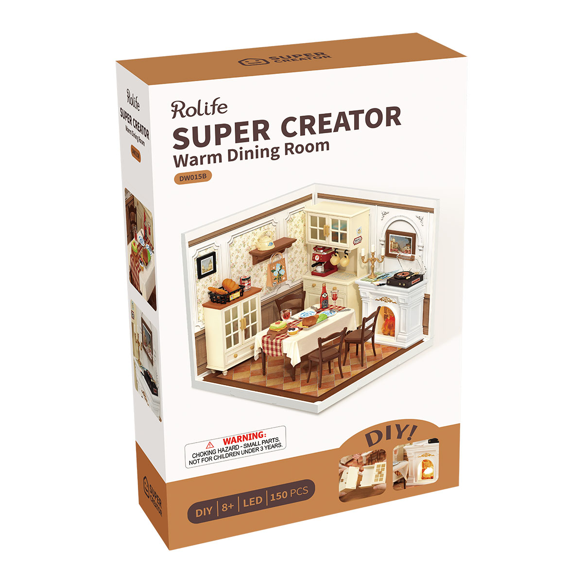 Rolife Warm Dining Room Super Creator Miniaturhaus DW015B Galeriebild 6