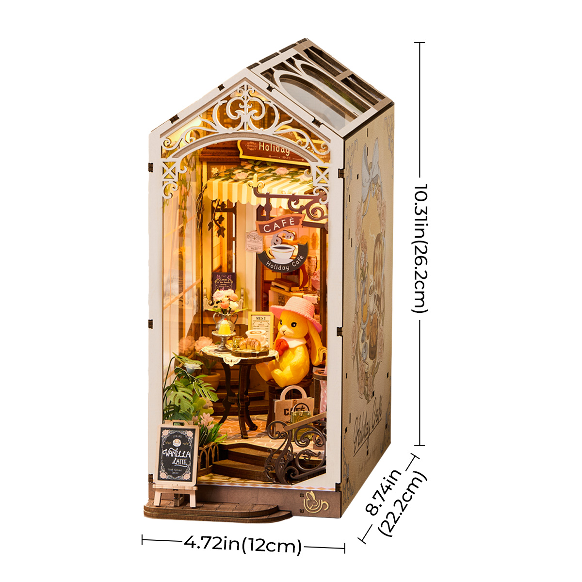 Grafik im Holiday Cafe TGB15-Format, Buchecke 12 x 22,2 x 26,2 cm