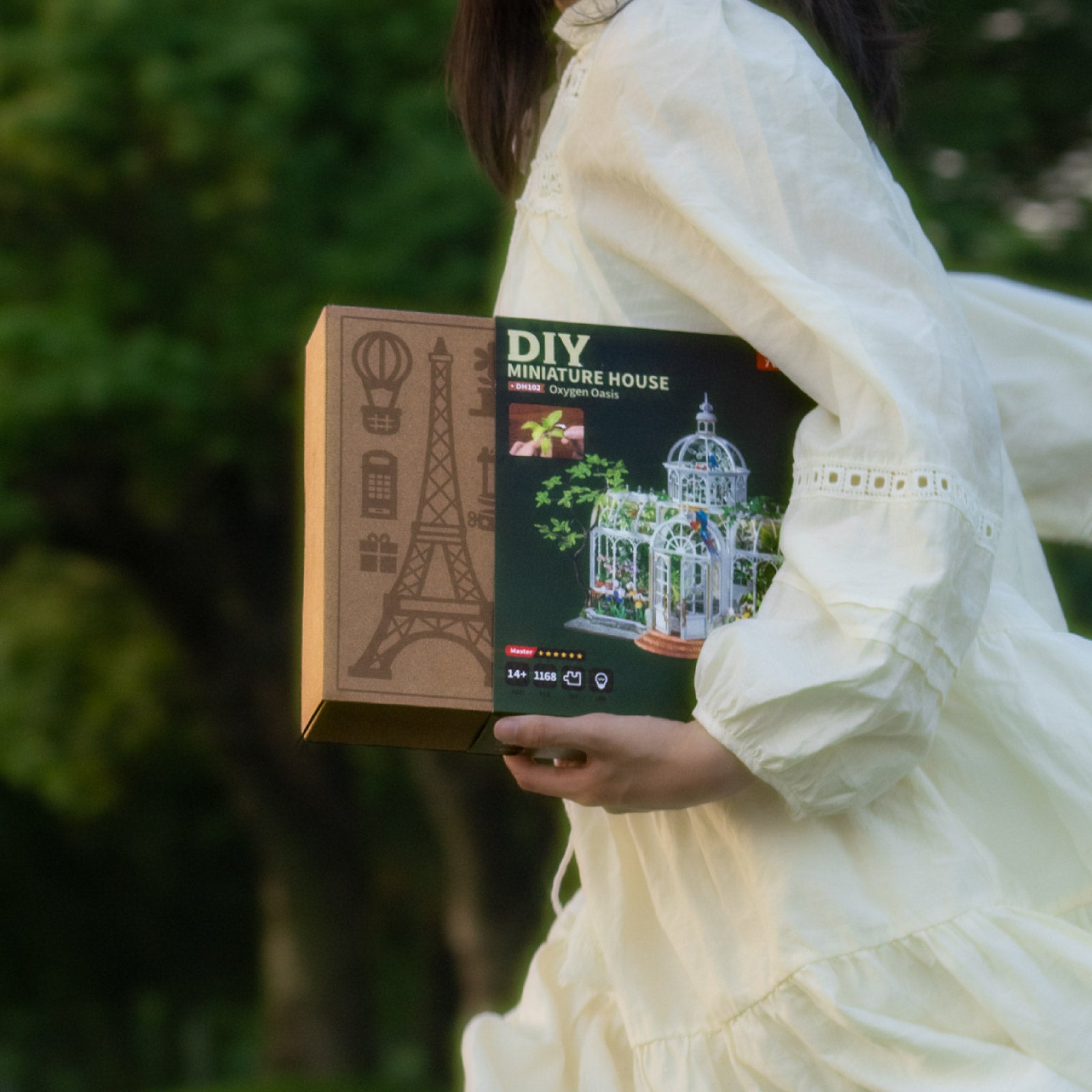 Rolife Oxygen Oasis DH102 DIY-Bausatzteile und botanische Miniaturdekorationsdetails
