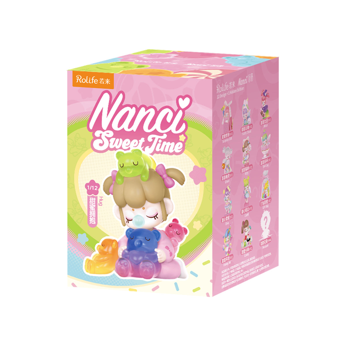 Nanci Sweet Time, Einzelblindbox-Paket auf weißem Hintergrund.