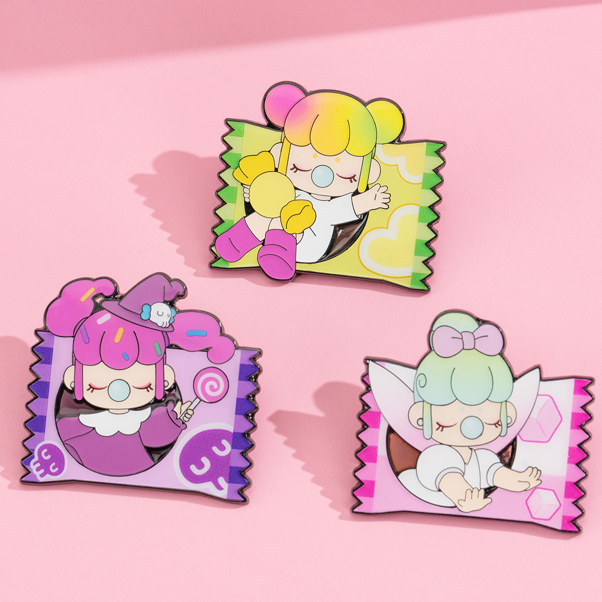 Nanci Sweet Time-Abzeichenkollektion mit mehreren Charakterdesigns