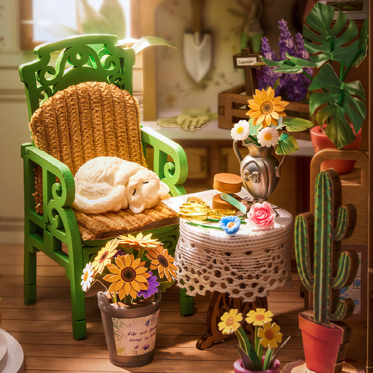 Rolife DIY Book Nook – Secret Bloomy Nook TGE04