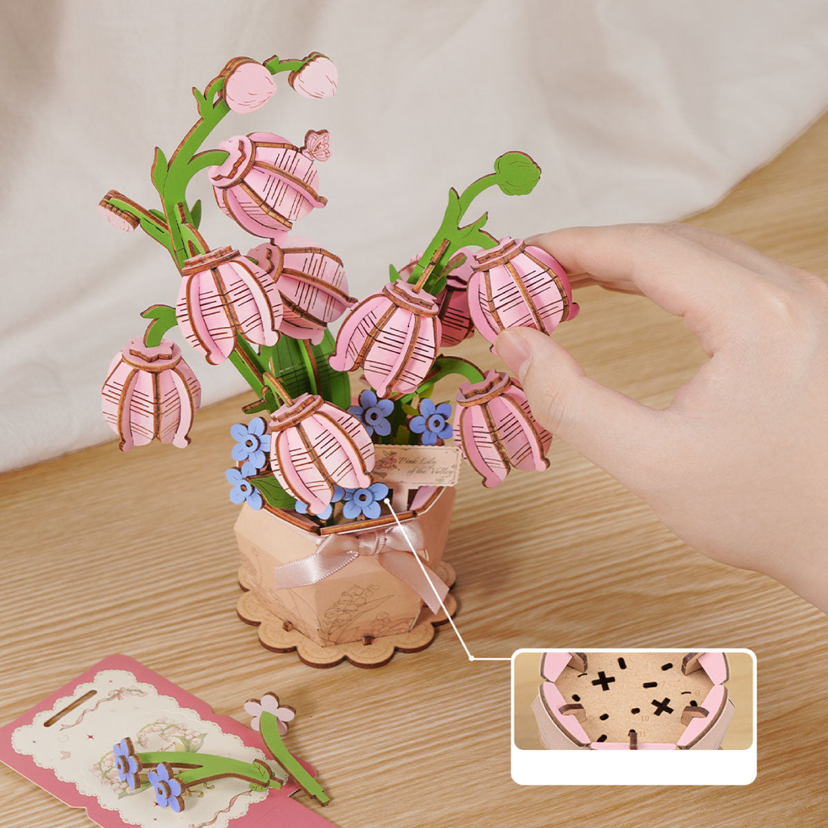 Rowood Rosa Maiglöckchen DIY Blumenstrauß TF003 product image 4