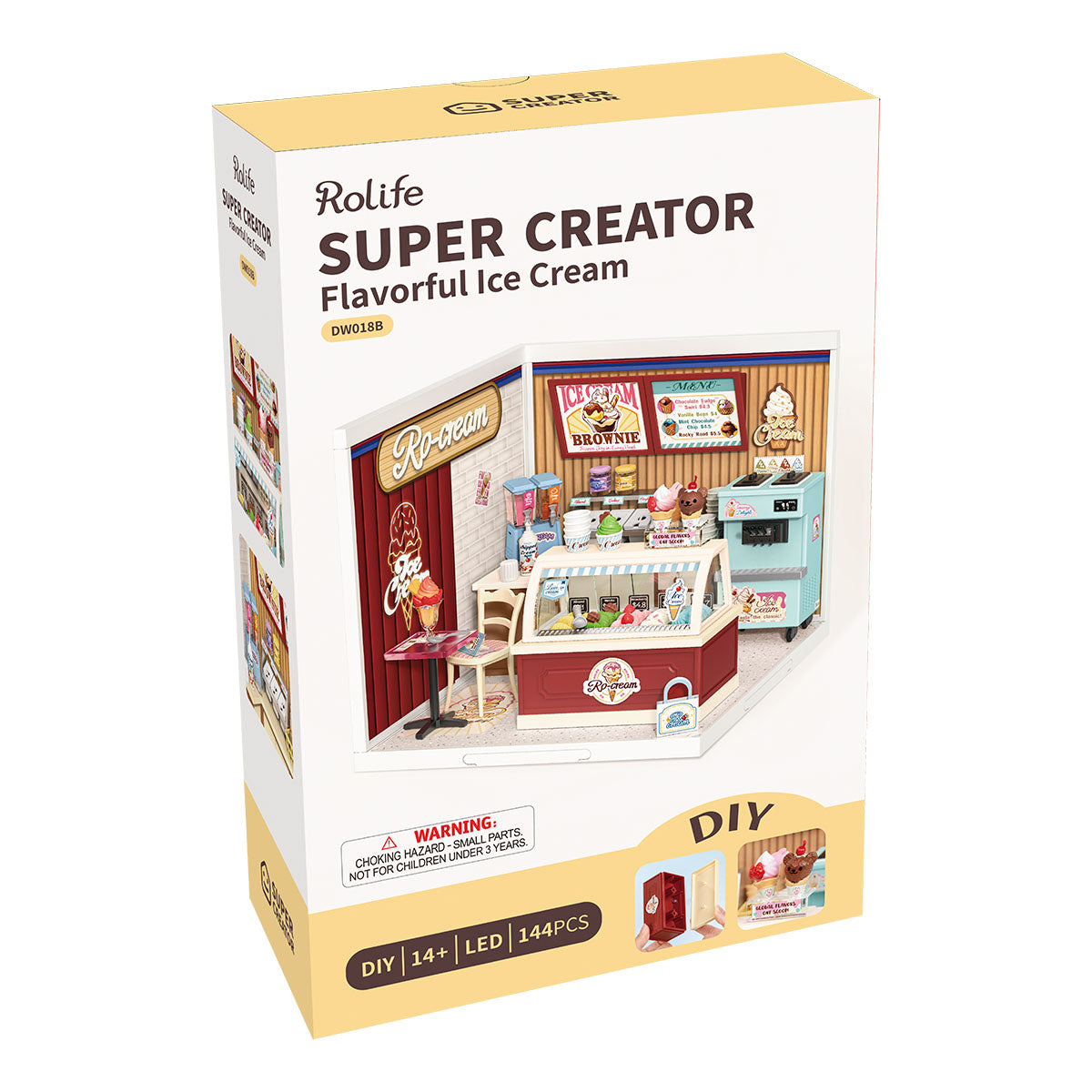 Rolife Super Creator Miniaturhaus – Flavorful Ice Cream DW018B