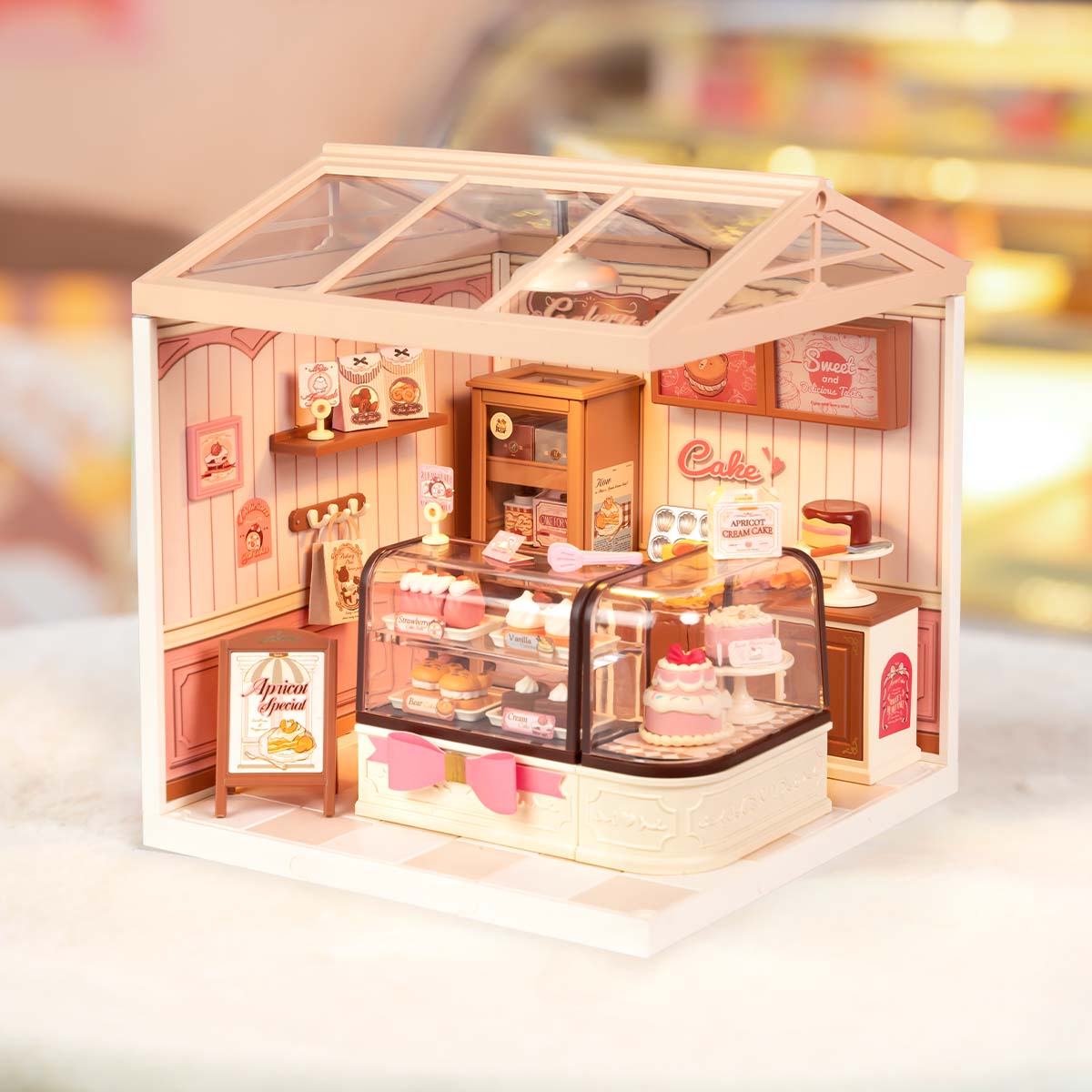 Rolife Tasty Cake Shop Super Creator Miniaturhaus DW019B Produktheldenbild
