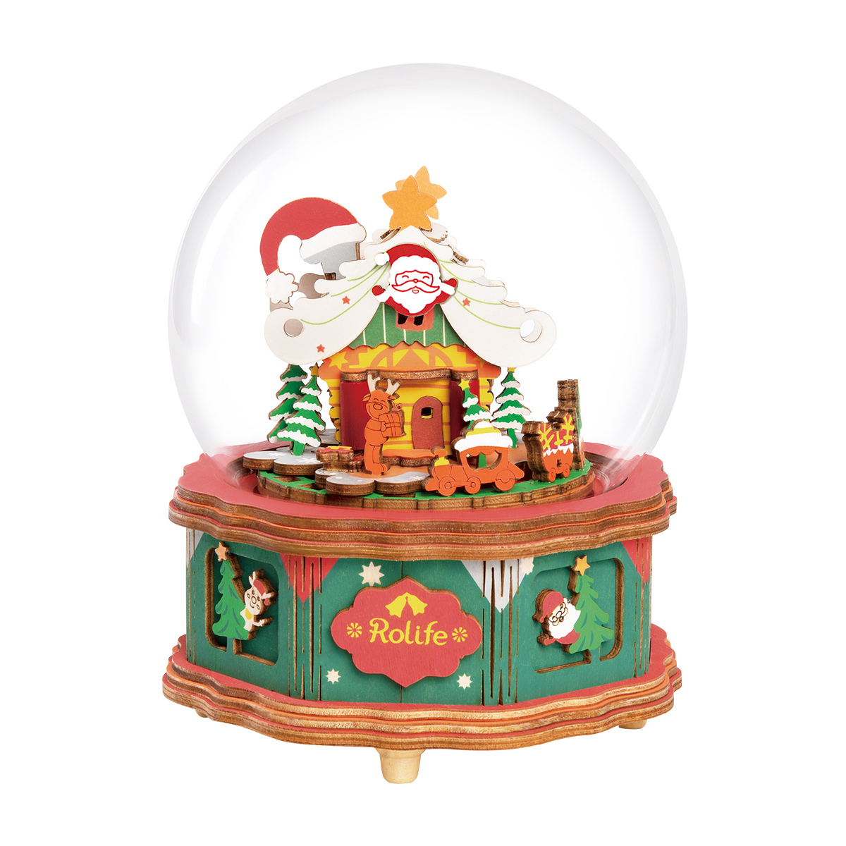 Rolife DIY-muziekdoos - Christmas Town AM46 galerij afbeelding 2
