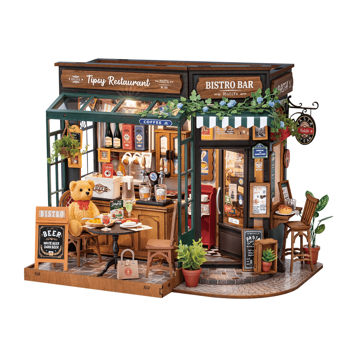 Rolife DIY Miniatuur Huis - Tipsy Restaurant DG167 galerij afbeelding 2