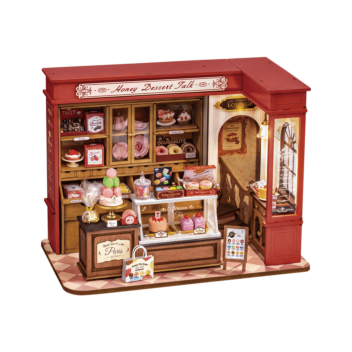 Rolife DIY Miniatuurhuis - Honing Dessert Talk DG168 alternatieve productweergave