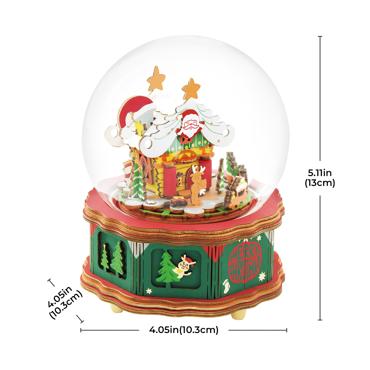 Rolife DIY-muziekdoos - Christmas Town AM46 galerij afbeelding 5