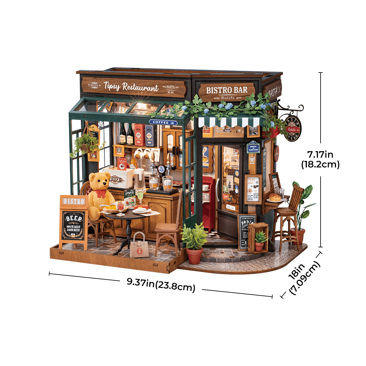 Rolife DIY Miniatuurhuis - Tipsy Restaurant DG167 galerij afbeelding 5