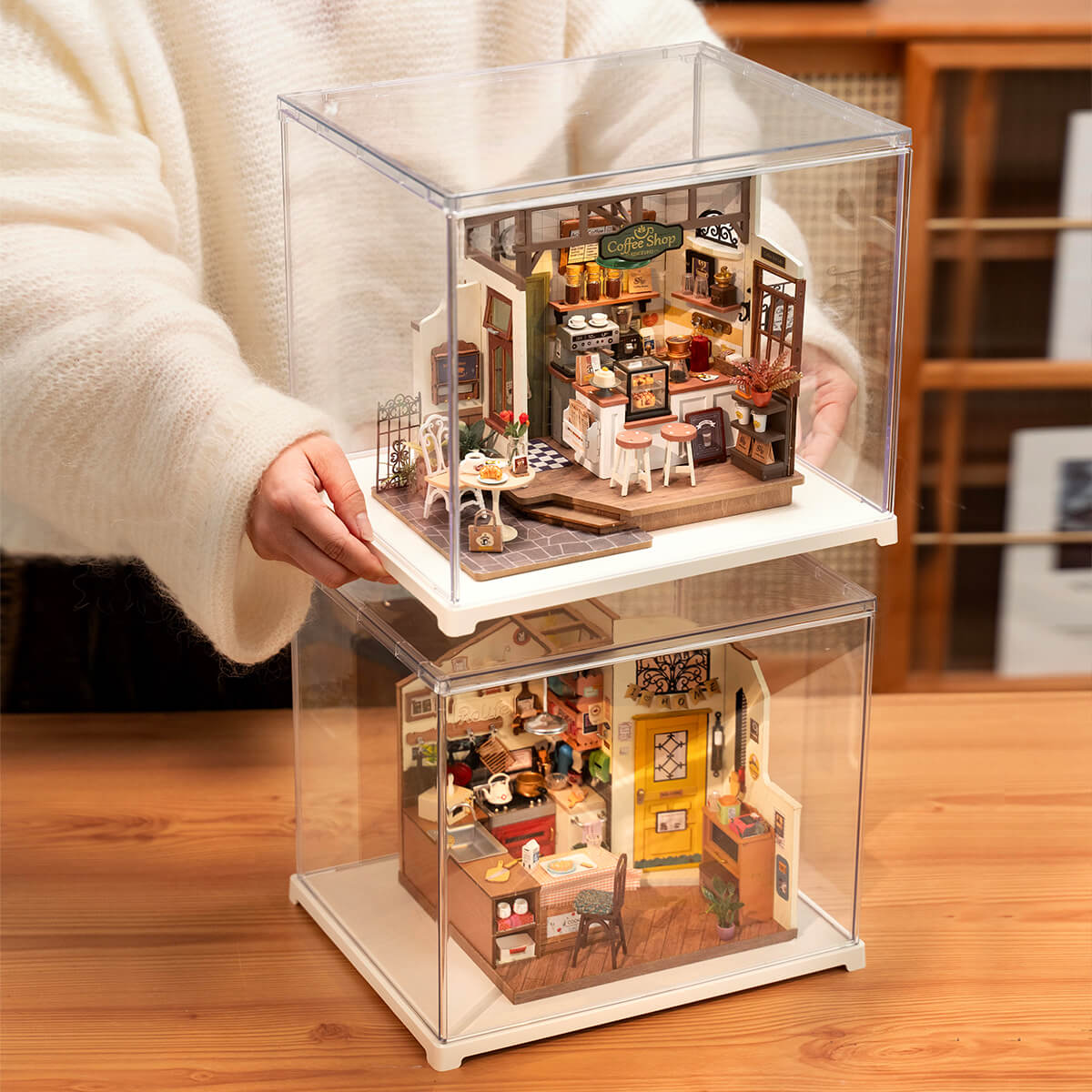 Rolife miniatuurhuis-displaydoos DF03L galerij afbeelding 4