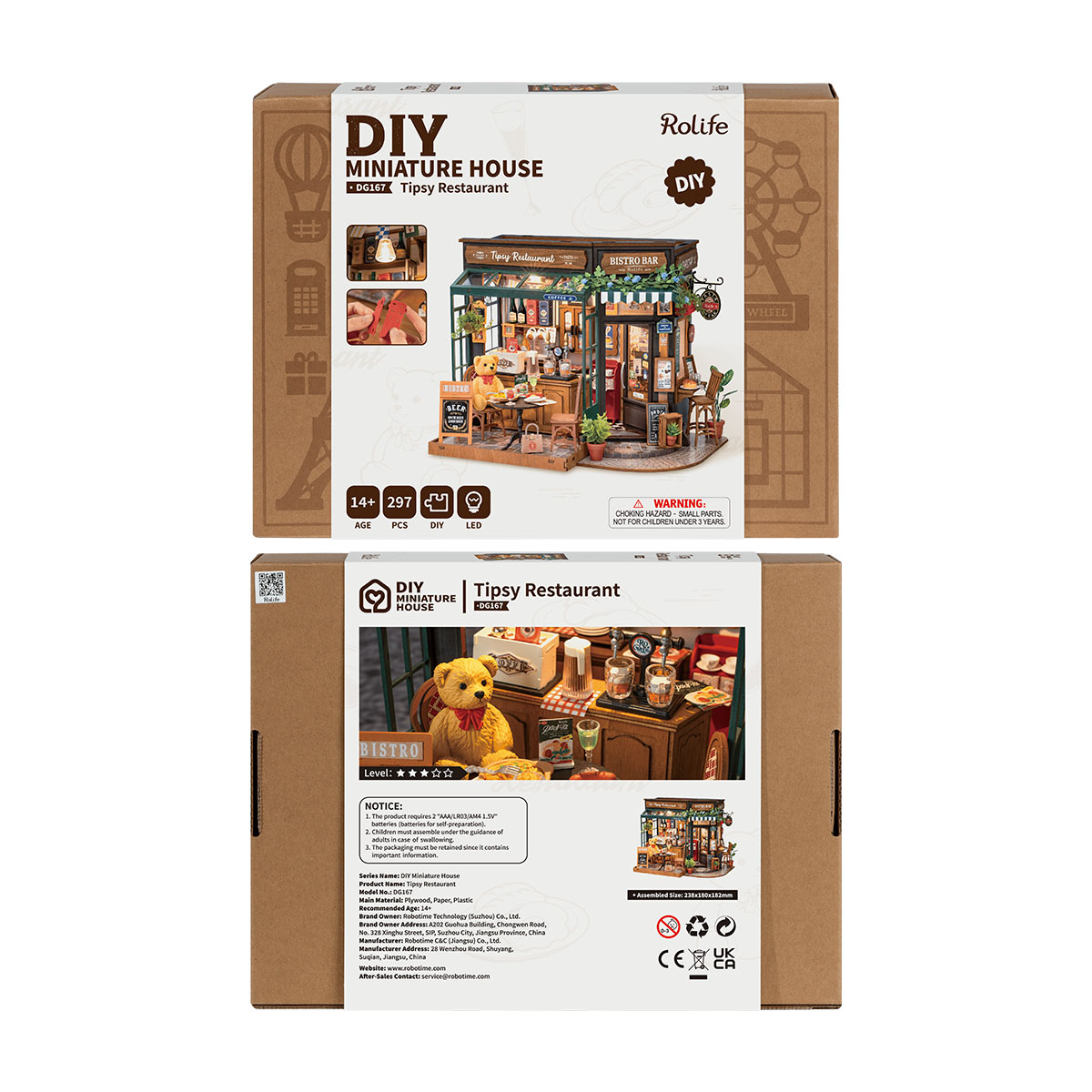 Rolife DIY Miniatuur Huis - Tipsy Restaurant DG167 galerij afbeelding 6