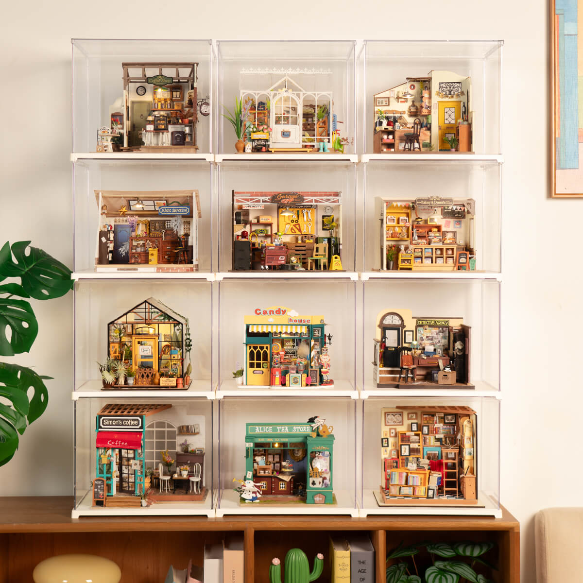 Rolife miniatuurhuis-displaydoos DF03L galerij afbeelding 5