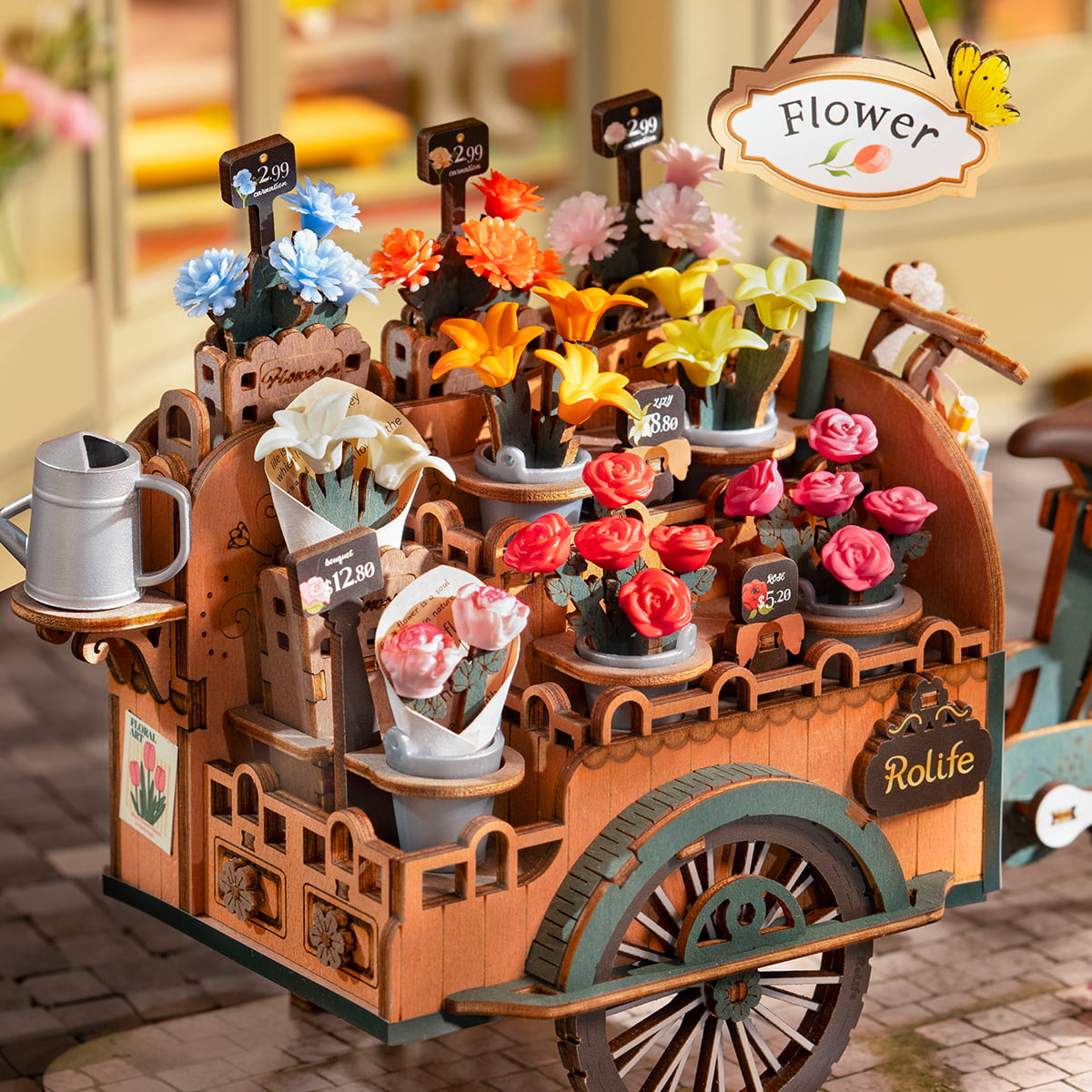 Rolife 3D Houten Puzzel- Bloosom Kar TGS03 galerij afbeelding 4