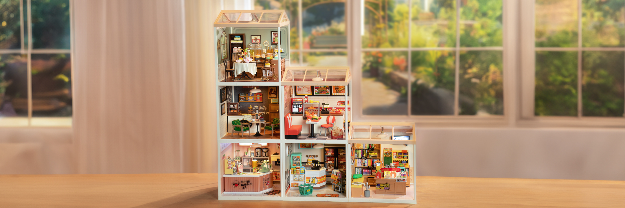 Kunststof miniatuurhuis