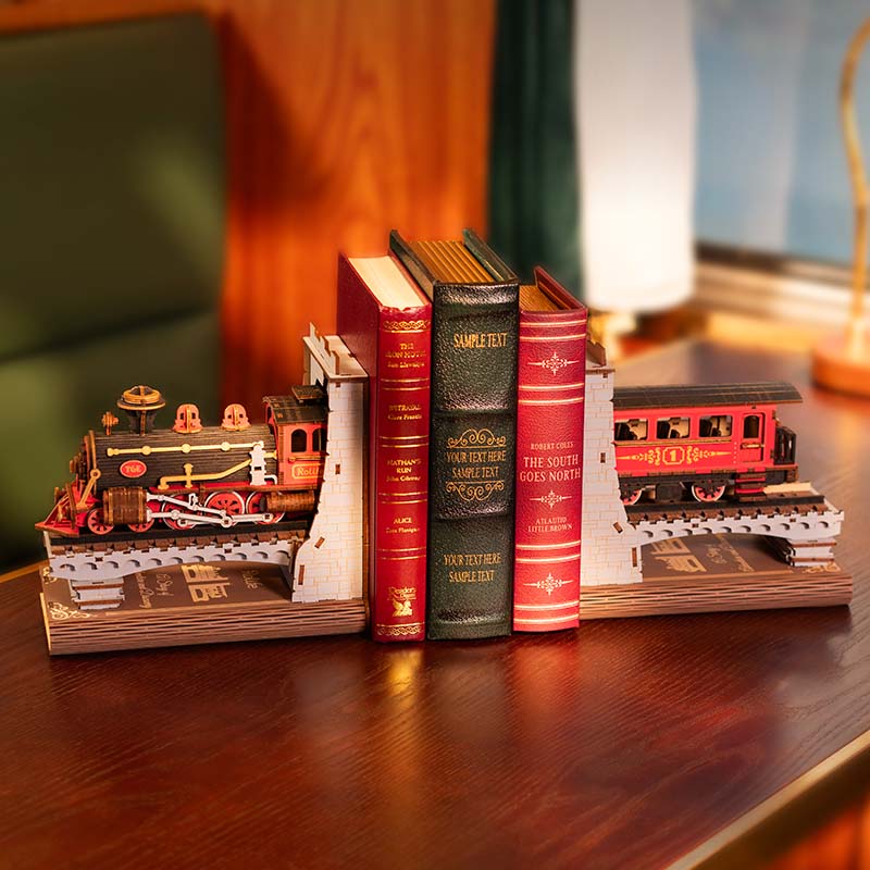 Rolife DIY Boek Nook Kit - Century Train TGE01 galerij afbeelding 1