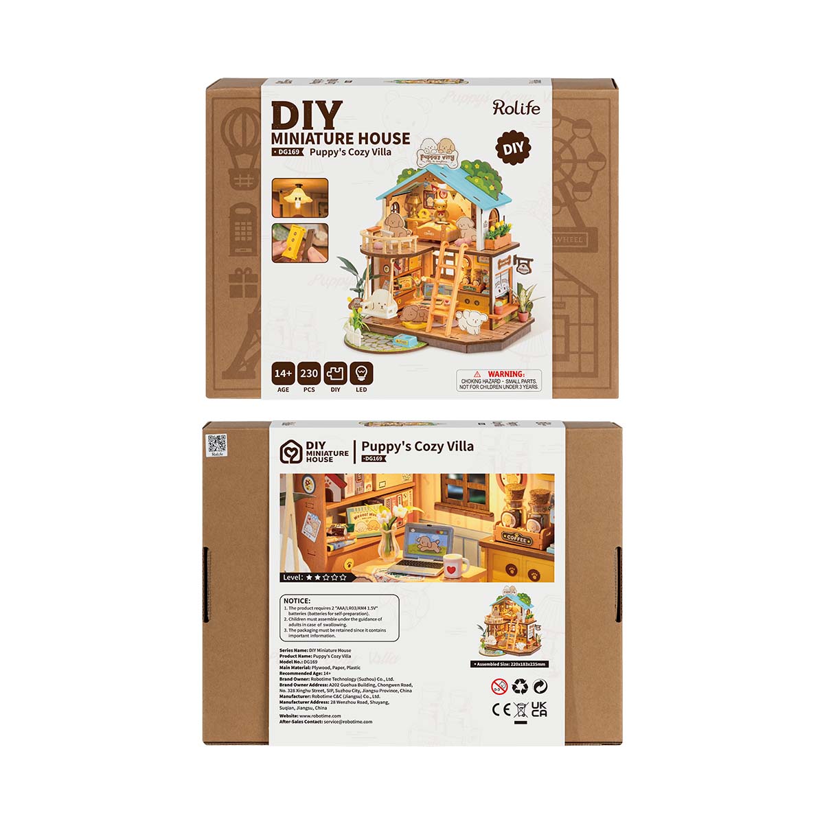 Rolife DIY Huis - Puppy's Cosy Villa DG169 galerij afbeelding 7