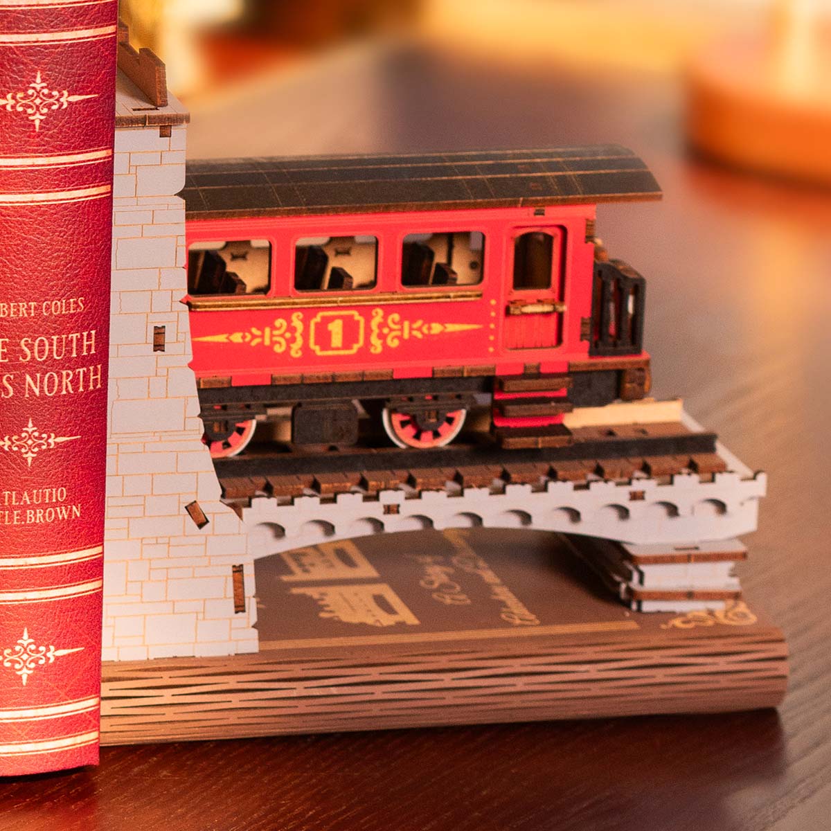 Rolife DIY Boek Nook Kit - Century Train TGE01 galerij afbeelding 3