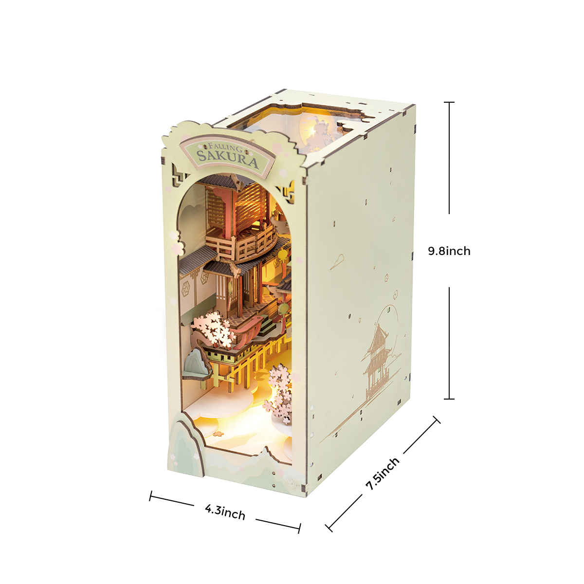 Rolife DIY Book Nook Kit - Vallende Sakura TGB05 productpakket