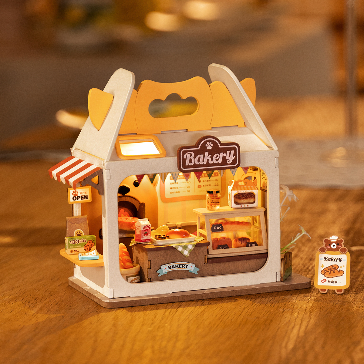 Rolife DIY Miniatuurhuis - Voedseldoos Winkel galerij afbeelding 1